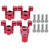 Aluminum Alloy Front Rr Keel Rod Holder St Fit for    4  6 1/10 RC Car