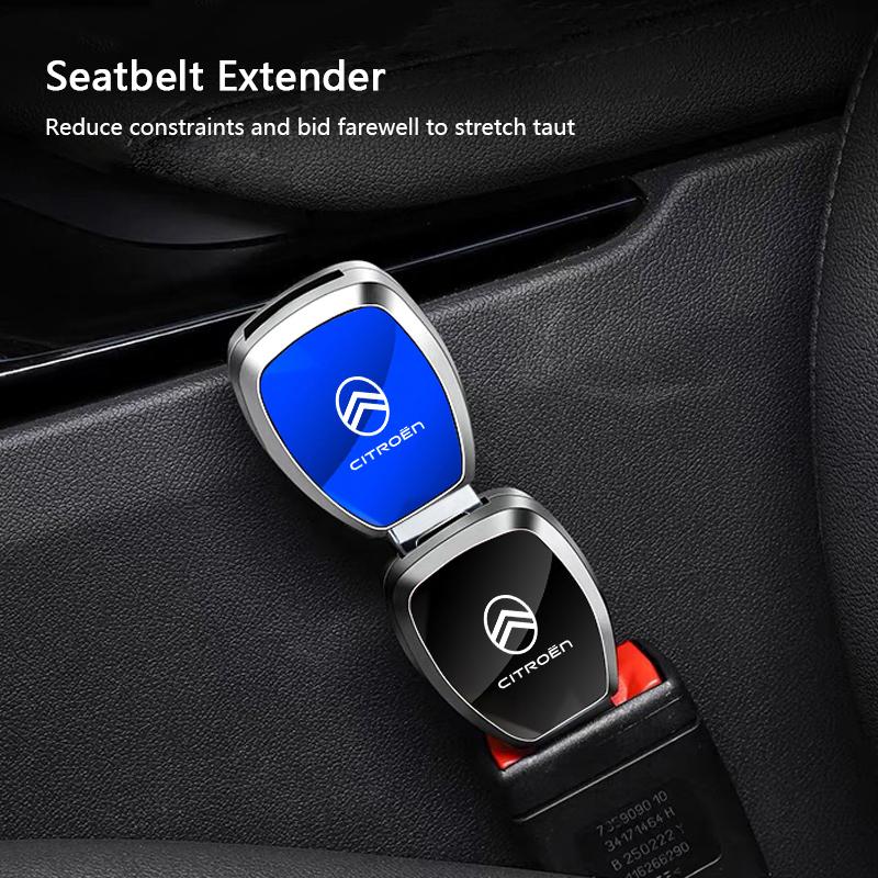 Car Interior Seat belt Clip Metal Extenders Car Accessories For Citroen C5X e-C4 X C4 C3 C5 Berlingo C-Elysee C-Crosser C1 C6 C2