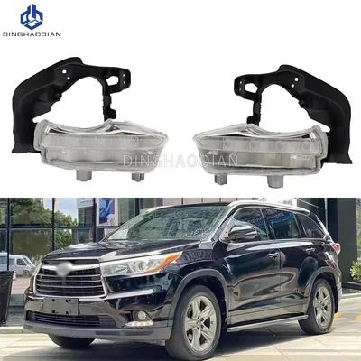 Светодиодные ДХО Светодиодные противотуманные фары для Toyota Highlander 2014 2015 2016 2017 2018 Фара Дневные ходовые огни Передний бампер Противотуманная фара Противотуманный свет