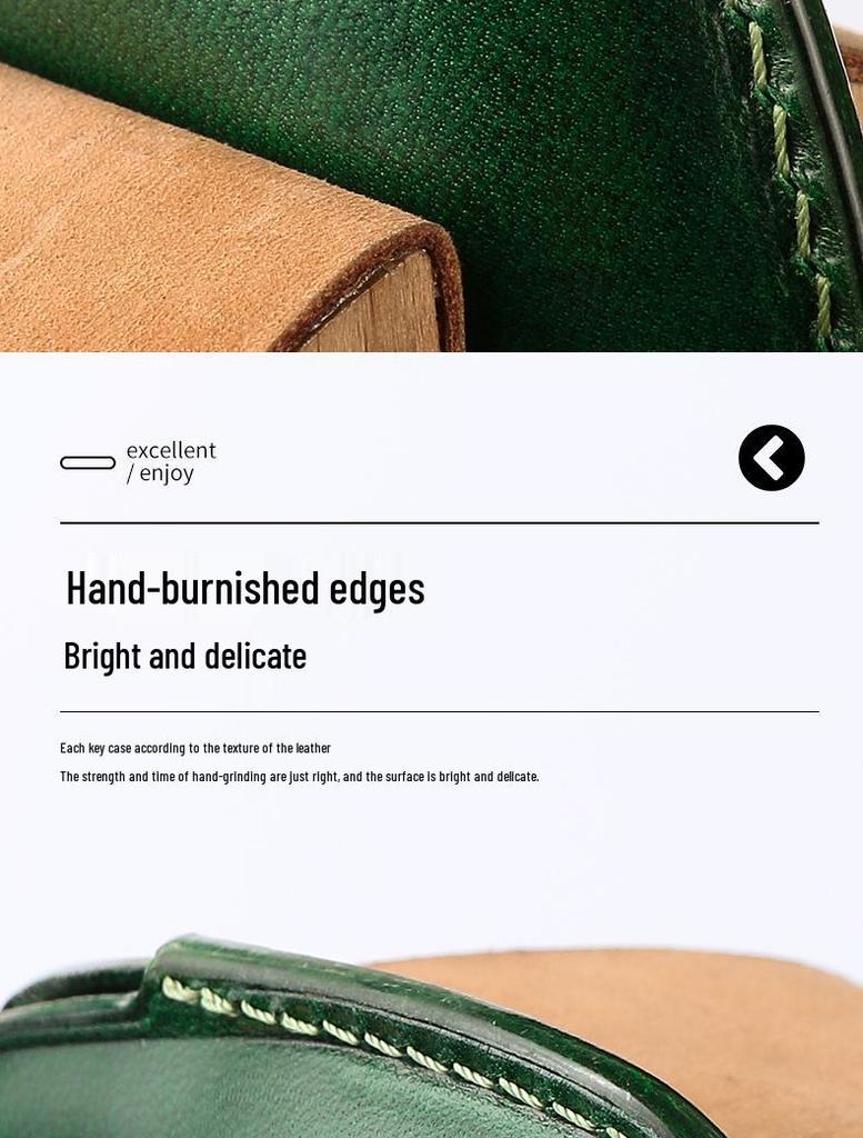 Чехол для смарт-ключа автомобиля из натуральной кожи ручной работы для Mercedes - Полная защита