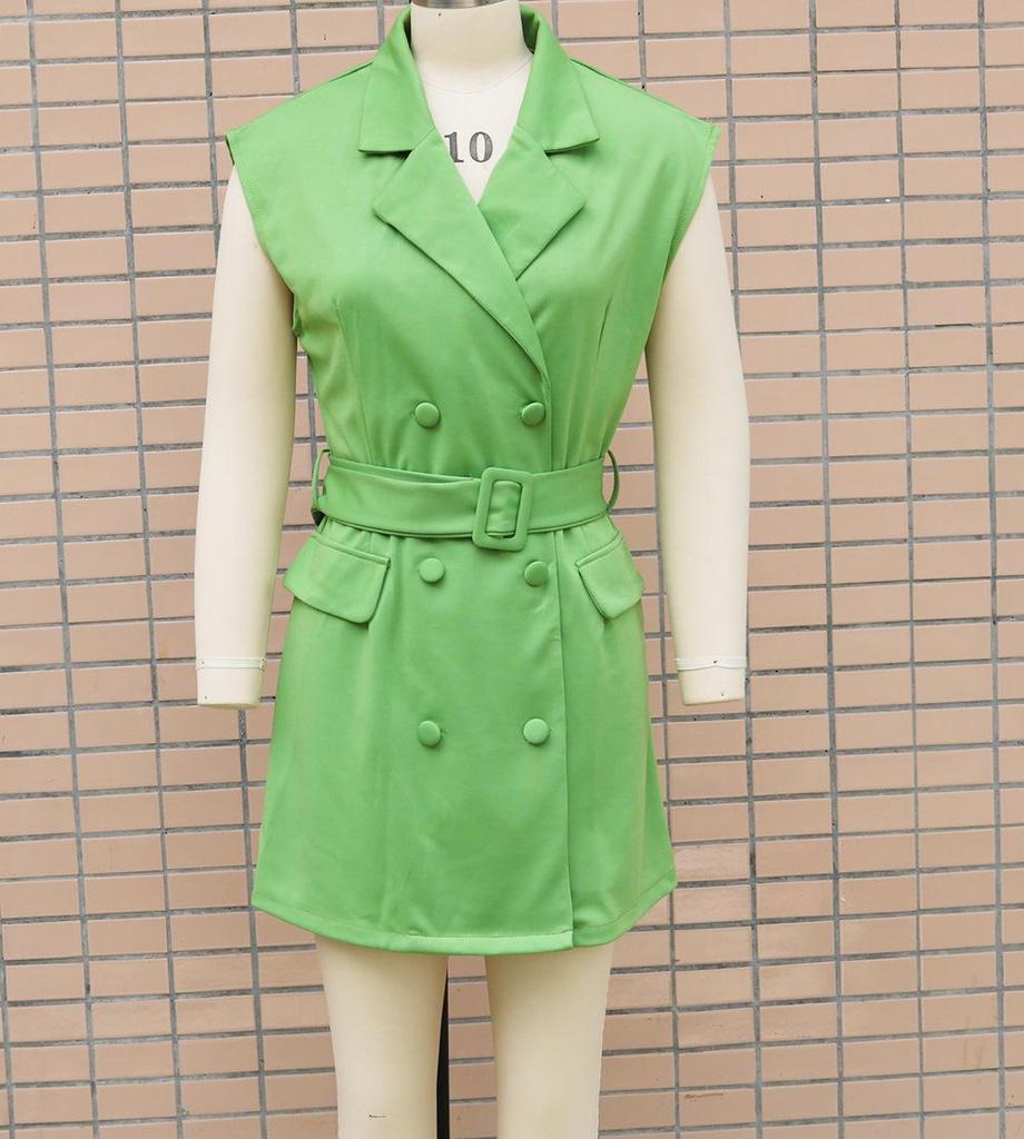 Женское офисное платье с воротником-стойкой 2023 года — европейский и американский стиль