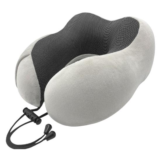 Портативная U-образная подушка для шеи, мягкая дышащая моющаяся невыцветающая подушка из пены с эффектом памяти, поддержка шеи, дорожная подушка с застежкой-молнией