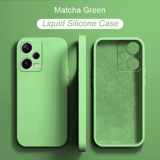 Жидкий силиконовый чехол для XiaoMi RedMi Note 12 Pro Plus Note12Pro + Note12 4G, глобальная версия Note 12Pro + 5G, мягкий чехол, принципиально