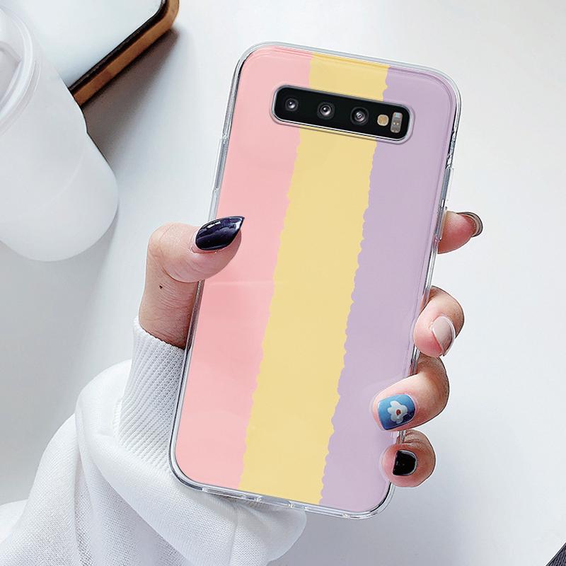 For Samsung Galaxy S10 Plus S10E Case Cute Heart Butterfly Soft Slim Back Cover Silicone Bumper Phone Cases For Samsung S24 FE