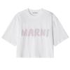 Marni Thje0333p0 UScS11 L6w01 Женская футболка с логотипом S, короткий рукав