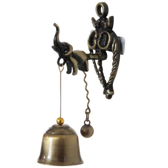 Vintage Horse Elephant Owl Shaped Bell Doorbell Halloween Hanging Door Decor