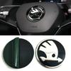 2025 Hot 42mm Car Interior for SKODA Kodiaq Yeti Rapid Spaceback Fabia 1 2 Karoq Octavia A5 RS Superb Steering Wheel Emblem Stic