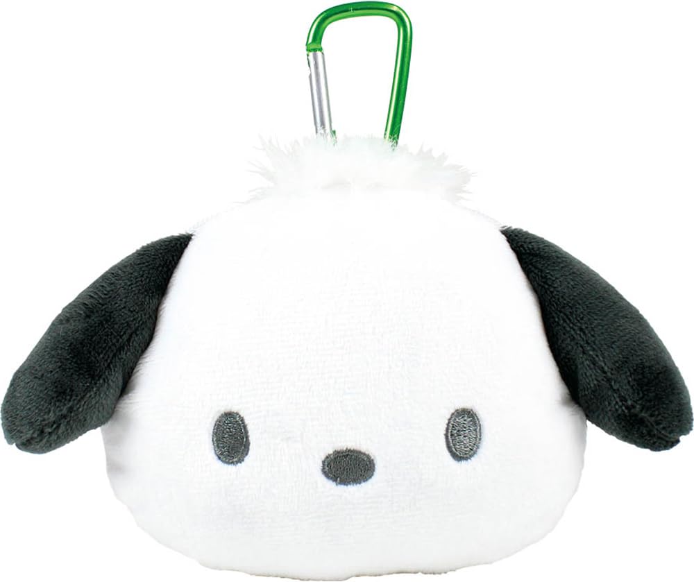Tees Factory Sanrio Pochacco Plush Zipper Mascot with Carabiner SR-5541432PC