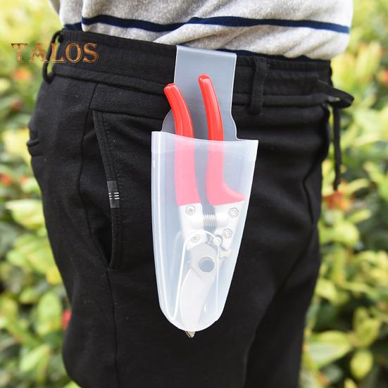 Портативный ящик для хранения садовых ножниц, многофункциональный держатель для секаторов, пластиковый прозрачный поясной ящик для секаторов, плоскогубцев, садовый триммер