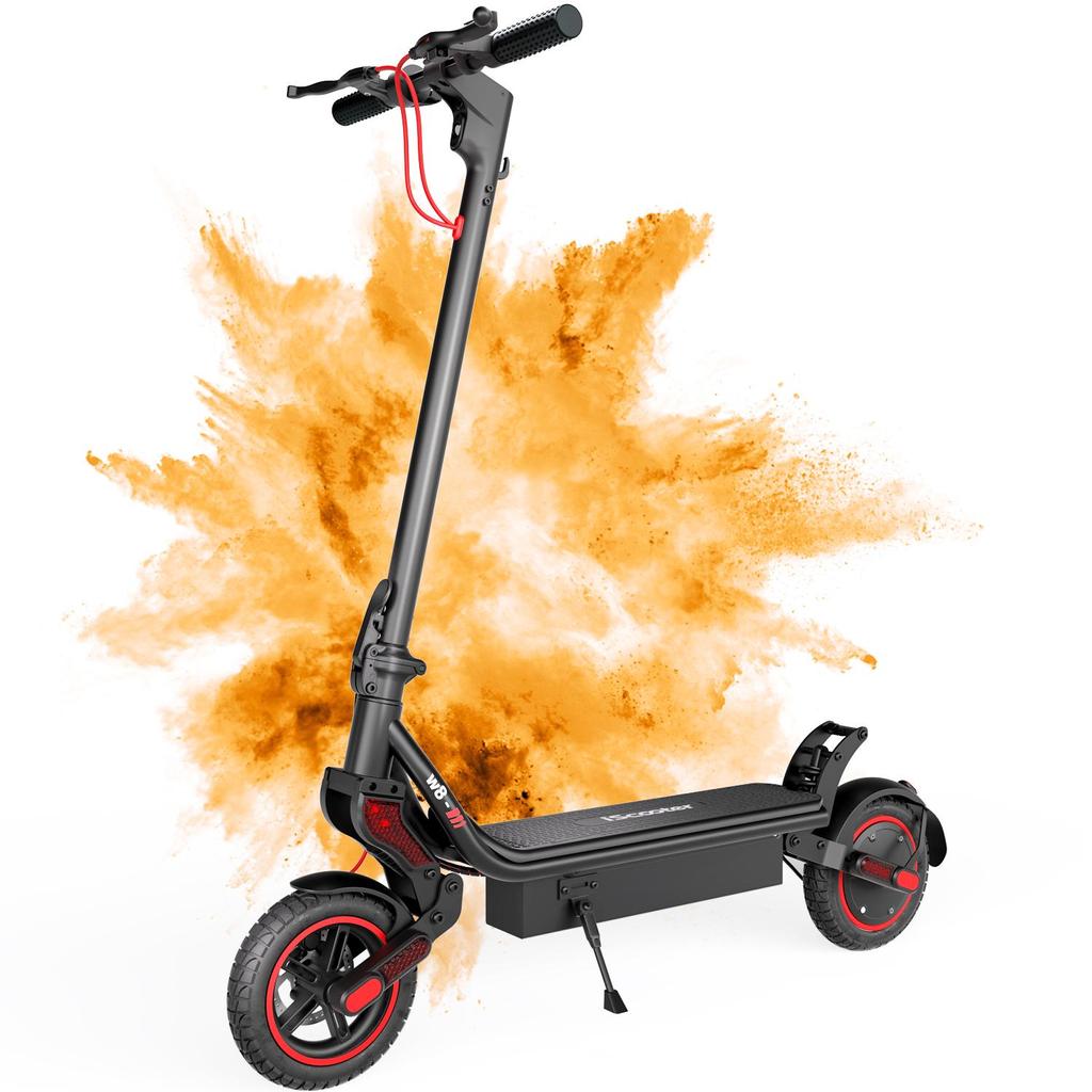 iScooter W8: 750W Foldable Electric Scooter, 45km Range, 40km/h Speed, App Control and Dual Suspension, Off-road, City, Commuting, 2025