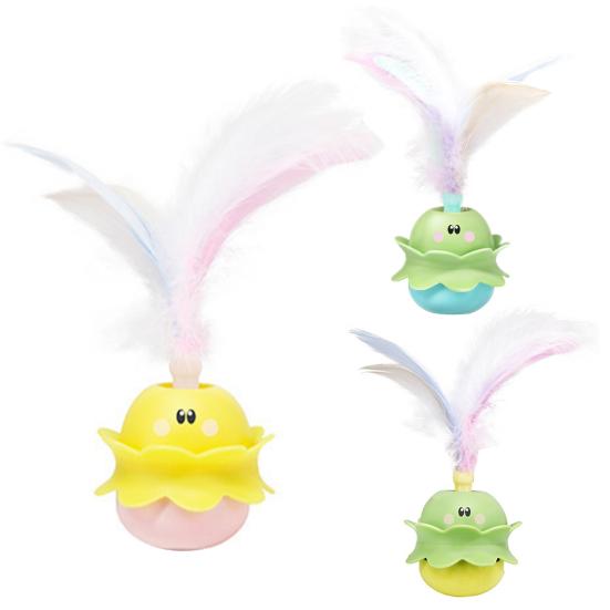 Интерактивная игрушка для кошек Автоматически вращающаяся электрическая игрушка для котят Перезаряжаемые игрушки для игры в помещении и на улице для снятия тревоги