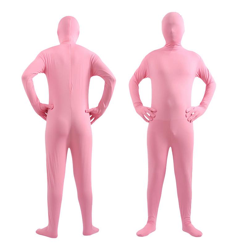 Men's Solid Color Black Invisible Halloween Jumpsuit (Available for Kids)