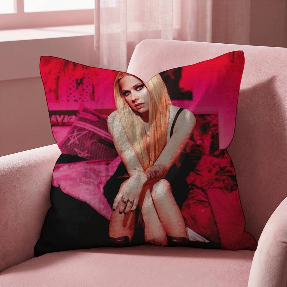 A-Avril Ramona Lavigne Наволочка для подушки Многоцелевая наволочка для дома и автомобиля - Двусторонняя, Мягкая и Прочная для ежедневного использования