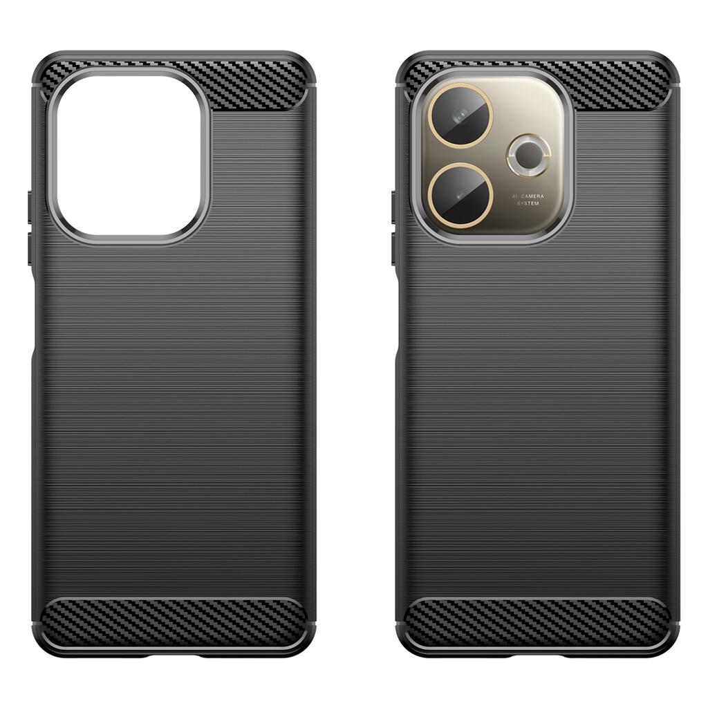 Для Oppo A5 Pro 4G (Глобальный)/5G (Глобальный)/A5 Energy 5G (Китай) Чехол Защитный Чехол для Телефона Текстура Углеродного Волокна Матовый