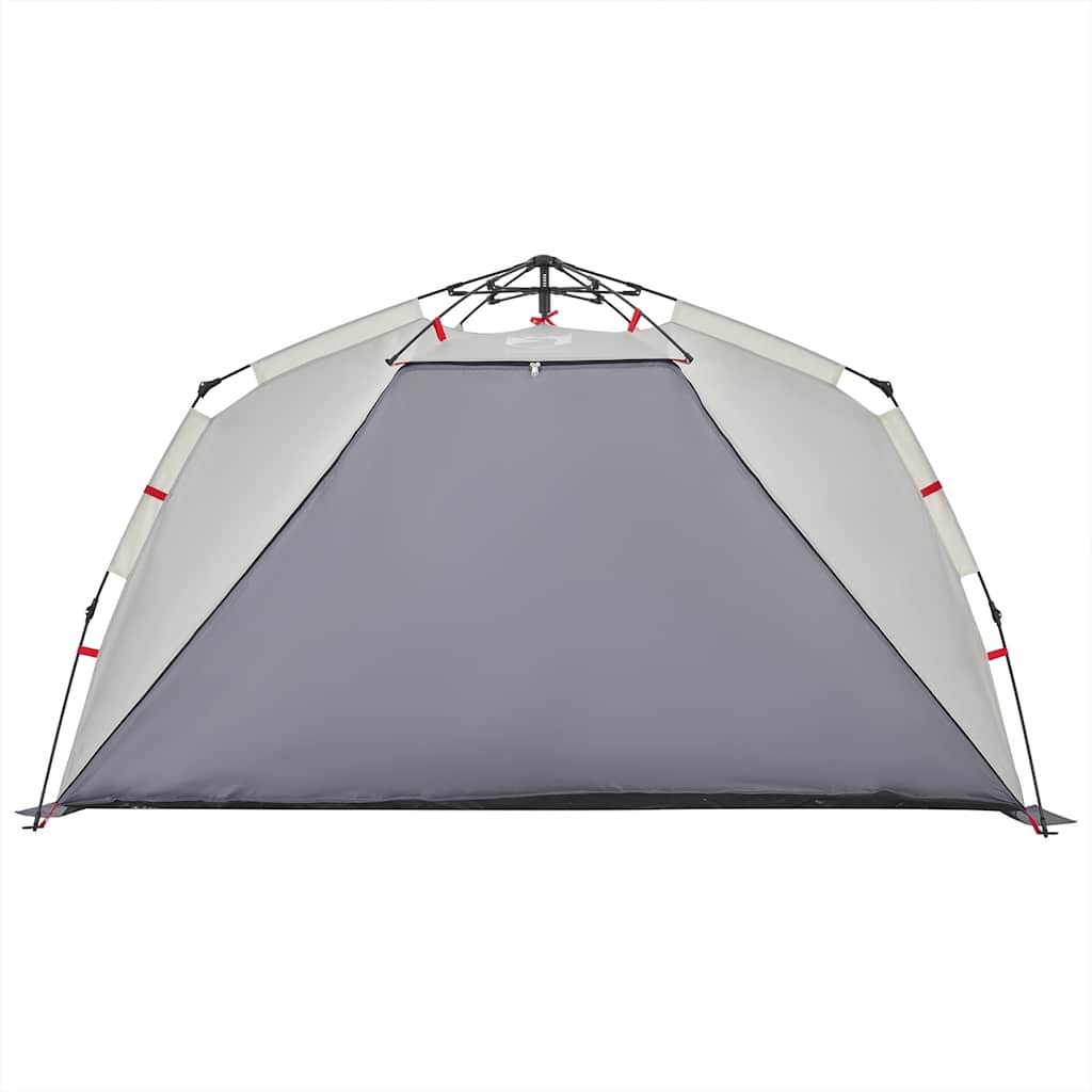 Beach Tent for 3 Persons Gray Quick Release Waterproof
