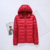 Down Jacket Ladies 2024 New Short Thin Thick Warm Slim Temperament White Duck Down Fashion Short Coat