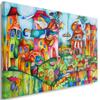 Canvas Print Colourful City