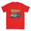 Back to the Future T Shirts  DMC DeLorean Cotton Tops Beach Classic Short Sleeves T Shirt O Neck Harajuku Custom Logo Tshirt