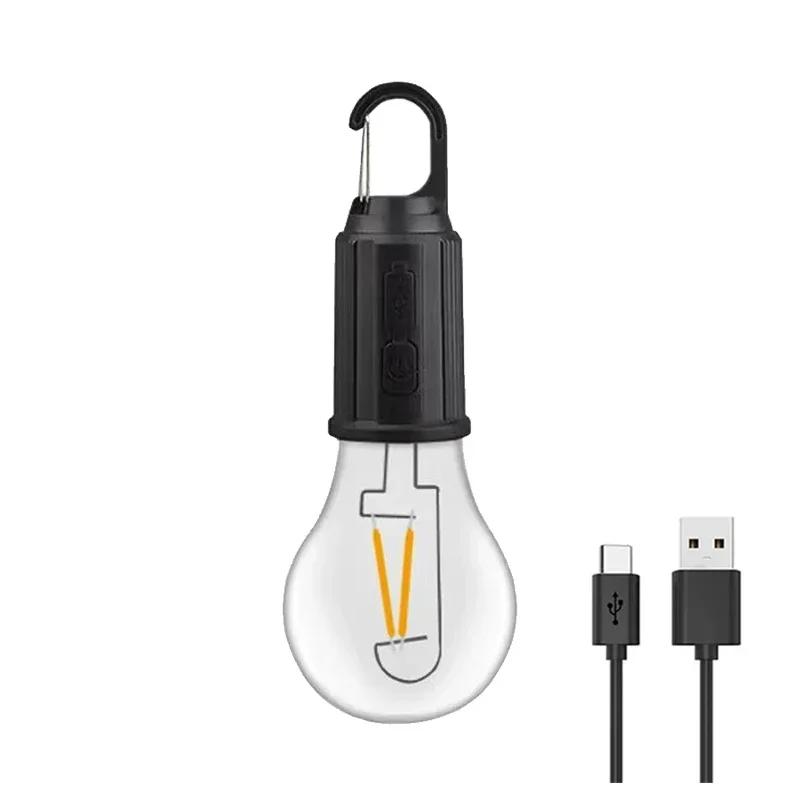 Светодиодные лампочки Портативные кемпинговые фонари Наружные с USB-зарядкой или питанием от солнечных батарей Ночные фонари Водонепроницаемый фонарик Основные принадлежности