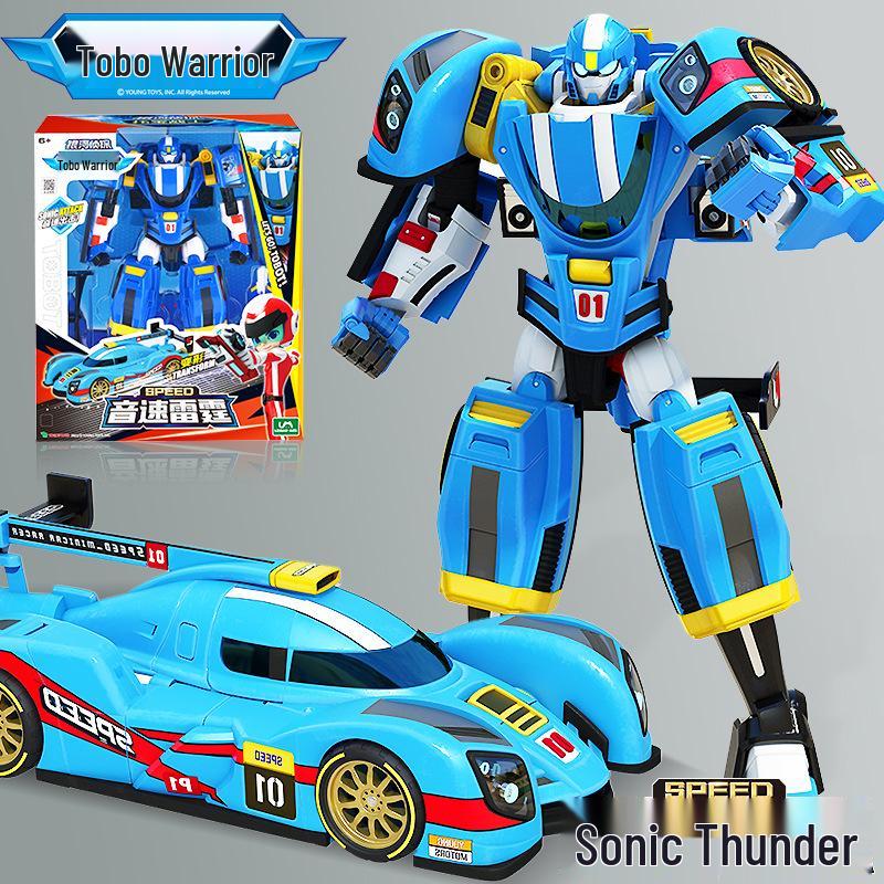 Игрушка-робот-трансформер Tobot Warriors - Галактические детективы Соник Тандер для мальчиков