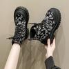Fashion Fashionable and Comfortable Women's Boots 2024 New Short Boots Non-slip Thick-soled Lace-up Shoes Autumn and Winter Trendy Shoes