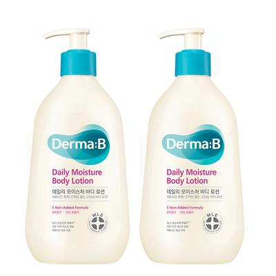 Dermabee Daily Moisture Body Lotion с ароматом древесной пудры, 400 мл, 2 шт.