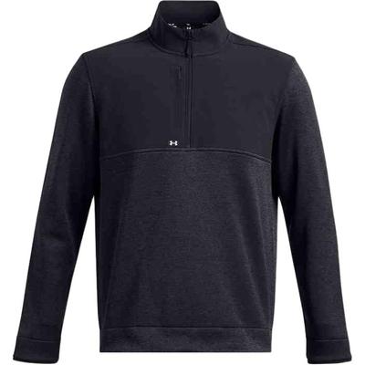 Drive Mock Neck Удобная полумолния с длинным рукавом Пуловер Толстовка Мужская Толстовка Черная 1387121-001