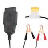 Зажим для кабеля OBD 2, кабель аварийного питания для автомобиля, инструменты для замены аккумулятора OBD2, универсальный накопитель памяти ЭБУ автомобиля