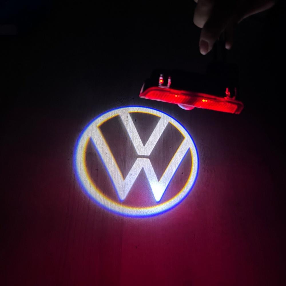 Car LED Decorative Door Light Welcome Projector Lamp For VW Passat B6 B7 Sharan CC Golf 5 6 7 Jetta Scirocco 3 Tiguan EOS Ox3