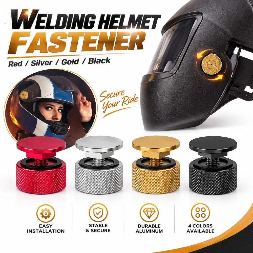 1PC Anodized Finish Welding Helmet Fastener Headgear Fastener Screw Welding Helmet Repair
