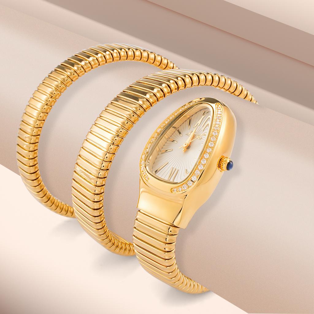 MISSFOX кварцевые часы популярные женские часысредние старинные маленькие модные элегантные высококачественные женские часы в форме змеи