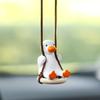 Автомобильные аксессуары Автомобильный ароматизатор Гипс Милый аниме качели Утка Подвеска Авто Зеркало заднего вида Украшения Подарок на день рождения Авто Декор