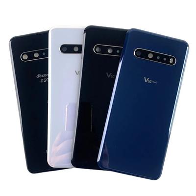 100% оригинальная стеклянная задняя крышка для LG V60 ThinQ 5G, задняя крышка корпуса, крышка батарейного отсека, задняя крышка с заменой объектива камеры
