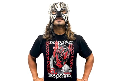 Новая футболка New Japan Pro-Wrestling El Desperado x ROLLING CRADLE КРАСНАЯ МАСКА, Размер M, 6012102639