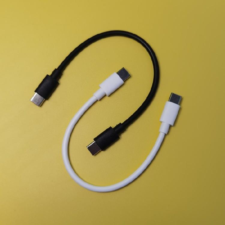 Высокоскоростной короткий кабель для передачи данных и зарядки Type-C, 2 головки, 60 Вт Power Delivery