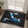 Cristiano Ronaldo Design Crystal Velvet Carpet Cozy Non?Slip Printed Rug For Bedroom Living Room Entrance