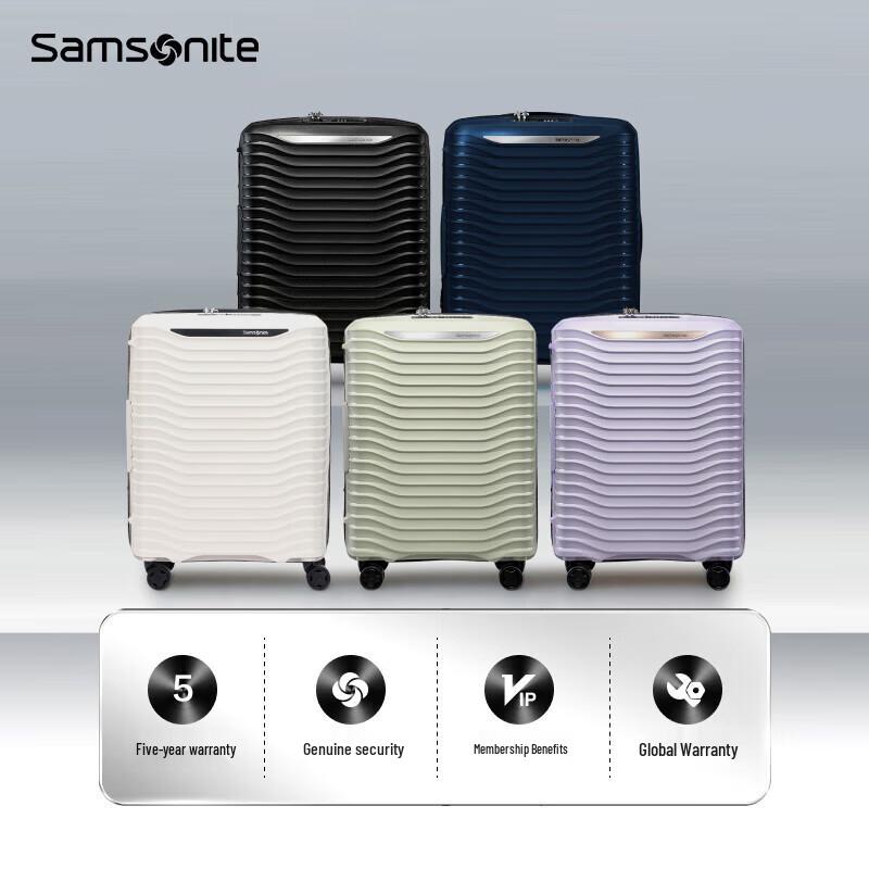 Стильный жесткий чемодан Samsonite на колесиках