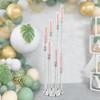 8-Head Candle Holder, Clear Acrylic Candle Stand, Wedding Centerpiece Decor, Birthday Party Lighting, Event Table Arrangement