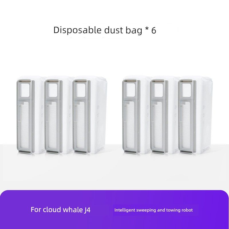 Applicable to Cloud Whale J3/J4/J5 Accessories Cleaning Solution Special Cleaner Side Brush Rag Cleaning Cloth Filter Element Rolling Brush