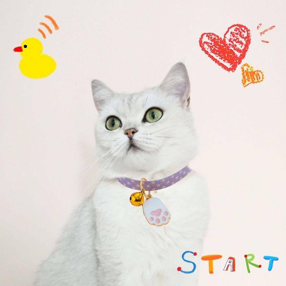 Adjustable Pet Collar Bell Pendant Puppy Collars Cute Pet Supplies