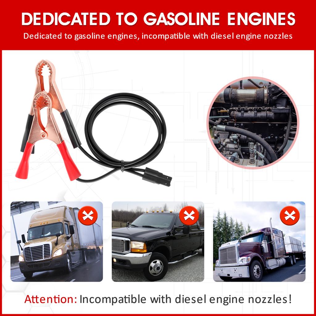 Car Fuel Injector Cleaner Kits Universal Fuel Nozzle Injector Flush Cleaner Adapter Auto Fuel Injector Tester Cleaner Tools