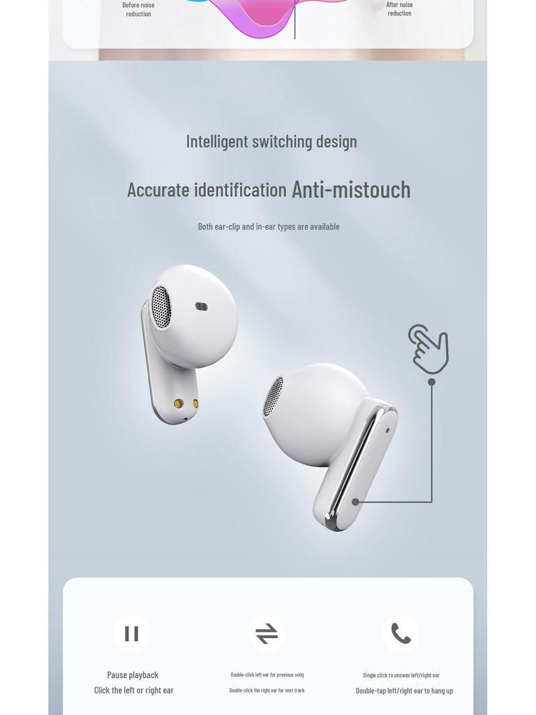 Горячая Распродажа Прозрачный Чехол Спортивный Игровой Твинс: 60 пар высококачественных наушников с увеличенным временем автономной работы.