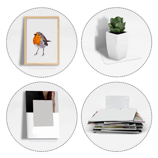 Невидимая плавающая книжная полка, настенные книжные полки для книг, растений, DVD-дисков, настенный железный органайзер для домашнего офиса, класса