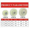 2.5/3/4/5inch Caster Furniture Wheels Sliding Swivel Trolley Castor Durable For Cart Industrial Move Chair Replacement Nylon