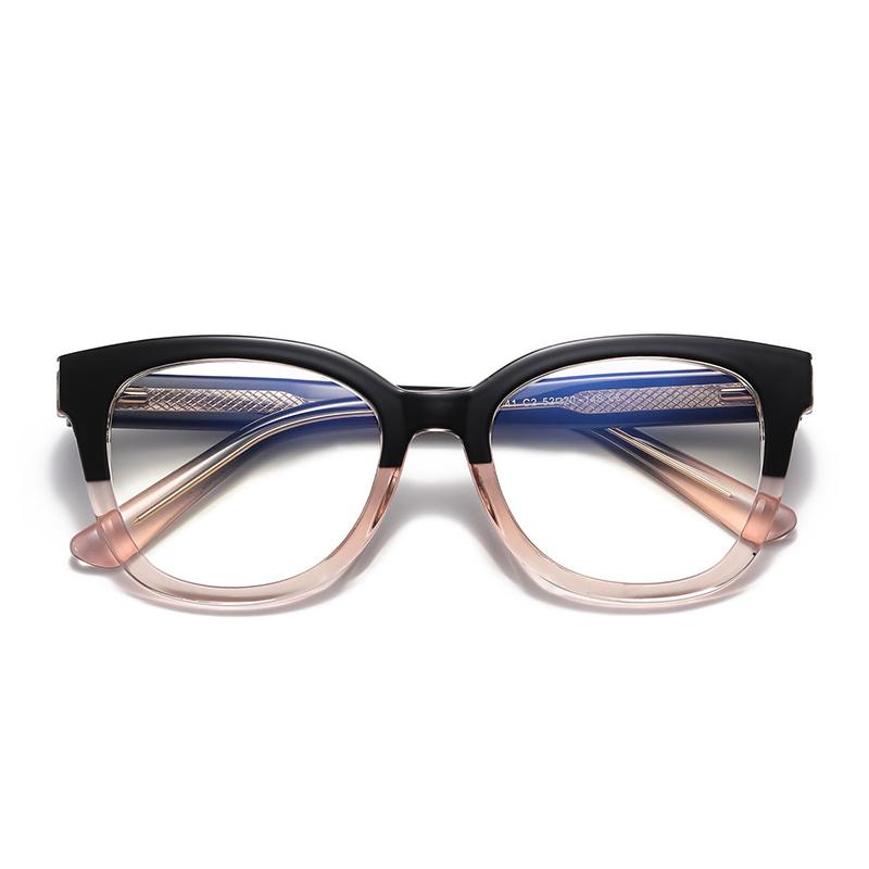 Women TR90 2 In 1 Polarized Sunglasses Magnetic Clip-On Myopia Optical Spectacle Frame Customizable Prescription Glasses