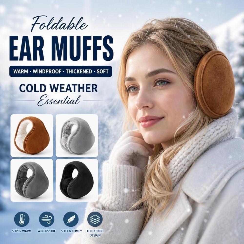 Warm Velvet Ear Muffs Thicken Padding Winter Earmuffs New Thicken Ear Covers Men Women