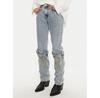 Джинсы One Teaspoon 26712 синий Straight Fit
