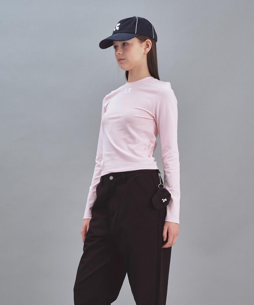 REST&RECREATION Базовая футболка с длинным рукавом - Розовый
