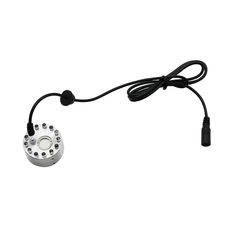 12 Светодиодная Цветная Подсветка Ультразвуковой Генератор Тумана Фоггер Туман Водный Фонтан Пруд Атомайзер Увлажнитель Воздуха Сад Улица Распылитель Инструмент