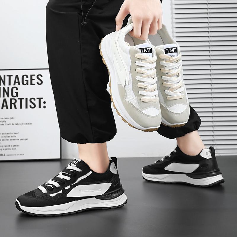 Модные мужские кроссовки, мокасины, повседневные кроссовки для мужчин, ткань для спорта и отдыха, вентилируемые, износостойкие, с толстой подошвой, модные